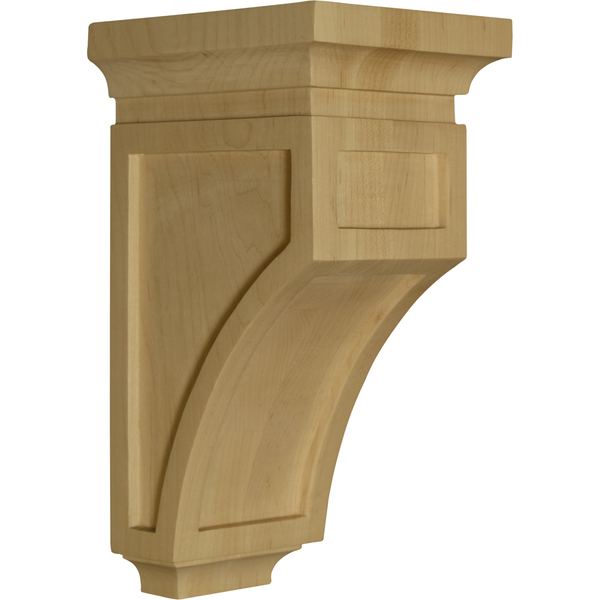 Osborne Wood Products 10 x 4 1/2 x 5 1/2 Milan Mission Corbel in Red Oak 8013O